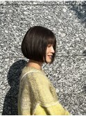 丸みのあるボブ