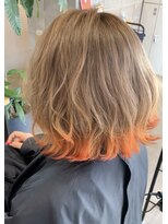 ボタニウムドットハイクバイアールサロン(BOTANIUM.Hk by Rr SALON)&nbsp;【BOTANIUM.Hk by RrSALON】裾オレンジ
