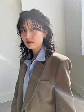 グリーン(green) パーマアレンジ　misaki