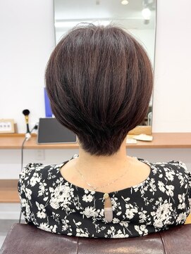 ランプ(Lamp) 白髪染め/髪質改善/中野/ボブショート ビフォアー&アフター