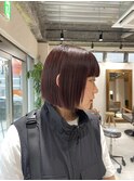 【ADORE横浜】切りっぱなし×レッドブラウン