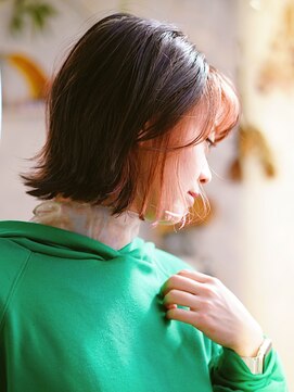 ラッシュグラス(Rush grass) 【Rush grass】インナーカラー×ショートボブ