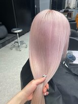 ペレ 渋谷(PELE)&nbsp;h_ デザインカラー/レイヤーカット/ウェットヘア/ベージュ