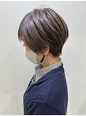 脱白髪染め！ハイトーングレージュ