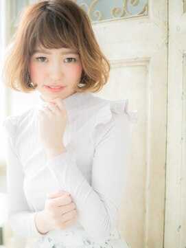 モッズ ヘア 福岡姪浜店(mod's hair) mod's姪浜/斜めバングエンドカラー大人かわいいAラインボブi