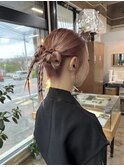 【BRUNT yuuka】 結婚式のお呼ばれhair  /  カチモリstyle