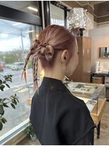 ブラント(BRUNT) 【BRUNT yuuka】 結婚式のお呼ばれhair  /  カチモリstyle