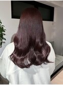 ブリーチなしでもできる赤髪/ボルドーカラー