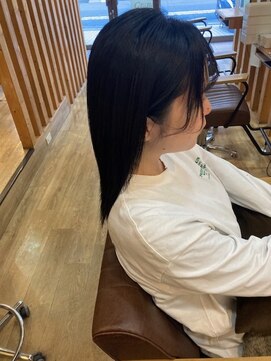 グランバイ アトリエドングリ(Grand × AtlierDonguri) お客様髪質改善データ1513（ブラックグレイ）