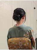 【倉敷　沖/calin】七五三　ヘアセット＆着付け