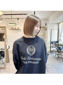 【lufun 森下】髪質改善ストレート×ぱつっとボブ 20代30代姫路