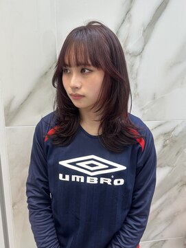 リー 梅田(Lee) 【 miyuu 】韓国風シャギーレイヤー