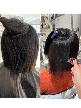 シー 立川(Si) 多毛さんに特におすすめ！髪をすくより縮毛矯正でサラツヤに