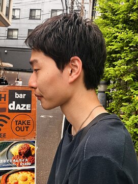 ココ 原宿(KOKO) スパイキーショートレイヤーウルフカットフェザーパーマメンズ