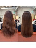 酸性ストレートBefore→After