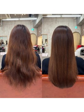 ルース(RUTH) 酸性ストレートBefore→After