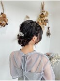 お呼ばれヘア/アレンジ/ヘアセット/パーティーアレンジ