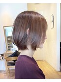 菱形ショート似合わせカットショートショートボブ白髪染め