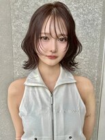 ロンドネートゥル 新潟(Lond naitre)&nbsp;ミディアムヘア/暗めカラー/デザインカラー(新潟/万代）