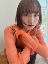 トリッカバルコニー ハヤマ(tricca Balcony Hayama)&nbsp;コンパクトボブ/透け感バング/艶ブラウン