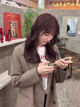 エイル(aell) 韓国風×ワインレッドカラー　ニュアンスカラー大人女性20代30代