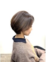 ファム 札幌大通(fam)&nbsp;冬映え◎大人可愛い小顔ショートスタイルハンサムショート