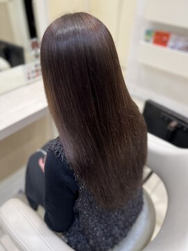 アッシュ 長津田店(Ash) グレージュ 髪質改善