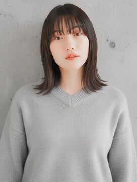 ニューヨークニューヨーク 南草津店(NYNY) ダークブラウンｘ外はねボブ