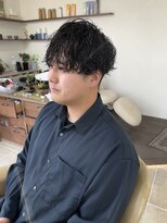 シラス(SiLasu)&nbsp;縦落ちツイスパ×マッシュ/宇都宮/メンズ/メンズパーマ/ツイスパ