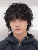 フィフス 大分(fifth)&nbsp;大分ゆるめシャドウパーマメンズカットミディアムマッシュウルフ