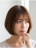 川越/ショート/ボブ/ハイライト/白髪ぼかし/白髪染め