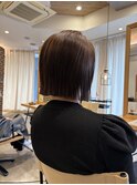 ヘイリーボブ/切りっぱなしボブ/大阪枚方美容室