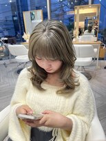 アヴァンス 広島本通店(AVANCE.)&nbsp;着物ヘア/大人ガーリー/ダークアッシュ/似合わせカット/