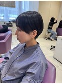 コンパクトショート　顔まわりカット　京都美容室　進詩織