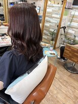 ハウオリ ヘアーワークス(Hauoli hair works)&nbsp;ボルドー系深みレッドカラー