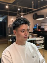 ワンワンオー バーバーショップ 博多店(@110 BARBER SHOP)&nbsp;ツーブロックショートカルマヘアスリックバックジェットフェード