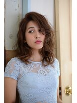 ペスカ 立川店(pesca)&nbsp;カラーエクステ外国人風スタイル　グラマラスカール