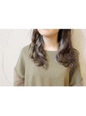 ハイトーングレージュ×インナーカラー
