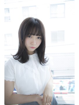 サロンドミルク 原宿(salon de MiLK) 【salon de MiLK 原宿】外ハネ×ダークサファイアブルー