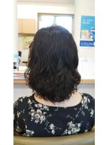 ミナル美容室 ウェーブヘアー