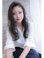 ベイビーズブレス(Baby's breath)&nbsp;かきあげロング × 薄い系