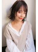 【神戸三宮】アッシュ前下がり切りっぱなしボブ