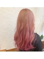 ヘアーサロン オンリーホープ(HAIR SALON ONLY HOPE) ダブルカラー/ピンク