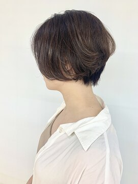 クオリス 上板橋店(QUALIS) 前下がり★ショートボブ/オリーブグレージュ/エアリーボブ