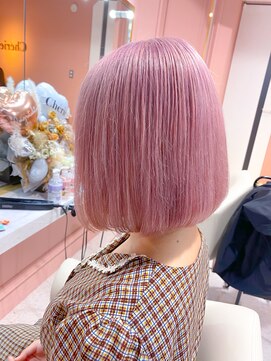 シェリエ(Cherie) ピンクボブ/キャンディーピンク/さくらカラー/パステルピンク
