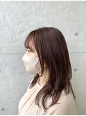 ピンクローズ×ナチュラルレイヤー