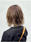 【tetote村山サロンスタイル】ふわふわボブ×ミルクティブラウン