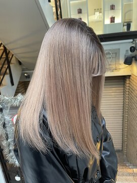 ラフ(LAFF) #黒髪#ボブルフ#ネビージュ#小顔#ワンレン