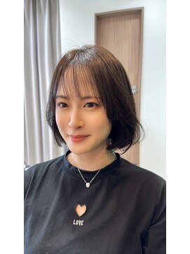 クレア 岡崎南店(CREA) 20代30代◎韓国風ボブ/ダークグレージュ