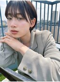 ○パラっと束感シースルーバングマッシュショート